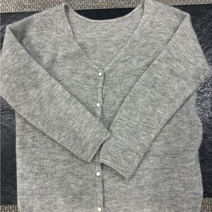 Sezane Barry Sweater Light Grey size Medium